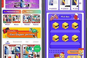 国际版盲盒商城抽奖系统APP+h5+小程序盲盒商城源码抽奖盲盒前端UNIAPP搭建二开