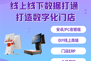 智慧新零售/新零售/O2O收银系统/ERP/进销存/电子秤/安卓PC/自助收银/源码独立部署