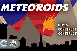 Meteoroids HTML5 Construct 2/3 游戏源代码
