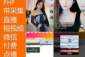 带采集的直播短视频点播付费打赏平台多代理独立配置