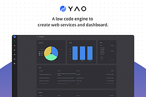 用于创建 Web 服务和仪表板的低代码引擎