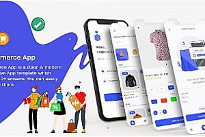 电子商务应用程序 – 完全可定制的 React-Native 模板源代码
