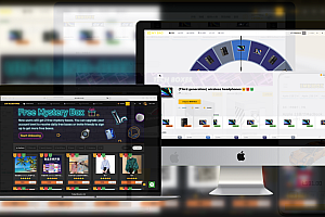 国际版海外盲盒PC网页版多商户盲盒手机自适应多语言海外盲盒国外盲盒系统网站运营标准