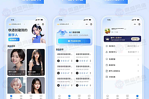 AI数字人源码贴牌小程序h5真人口播短视频创作AI数字人分身声音克隆