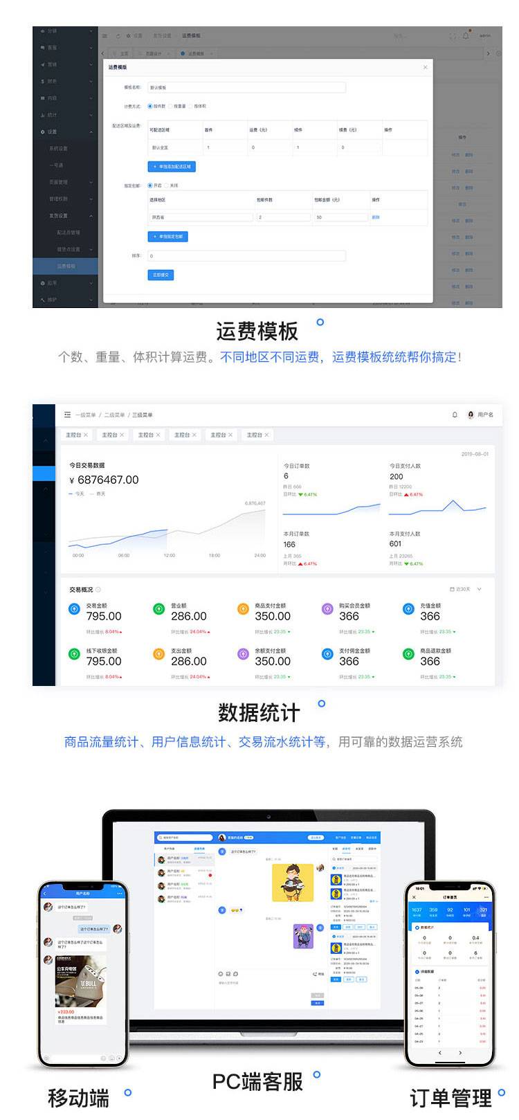 CRMEB标准版公众号+小程序+h5+app全面开启多端适配分销商城源码