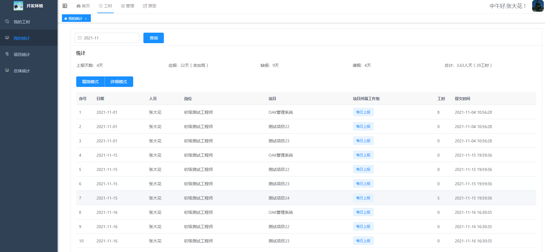 无鱼企业工时管理系统开源版