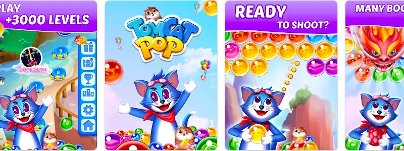 Tomcat Pop: Bubble Shooter【游戏代码】