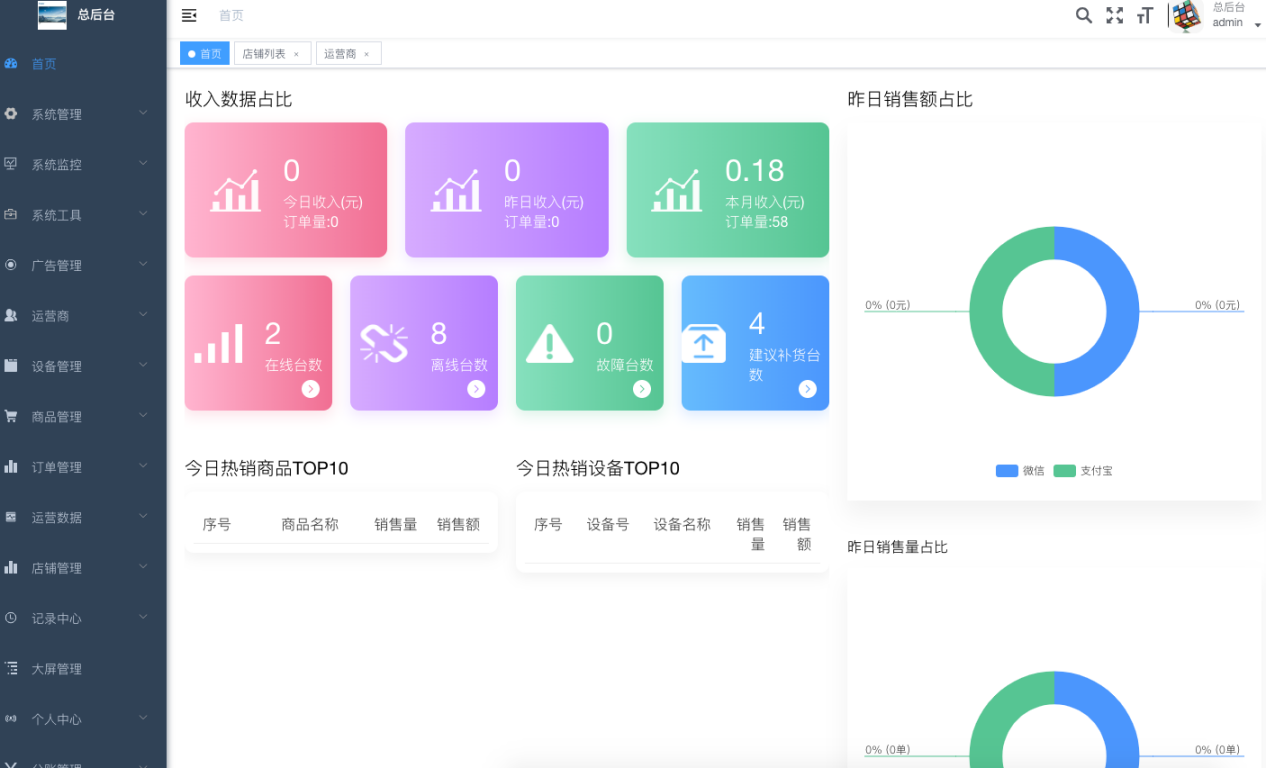 无人自助售货机系统