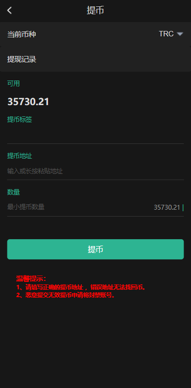 定制版六国语言/充电宝投资/海外虚拟投资理财/TRX充值