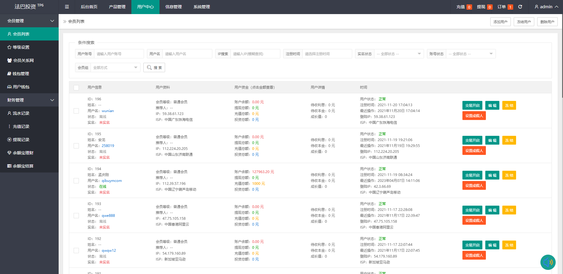 全新开发六种语言出海版理财系统/外汇微盘系统/投资理财/区块链/股票/余额宝