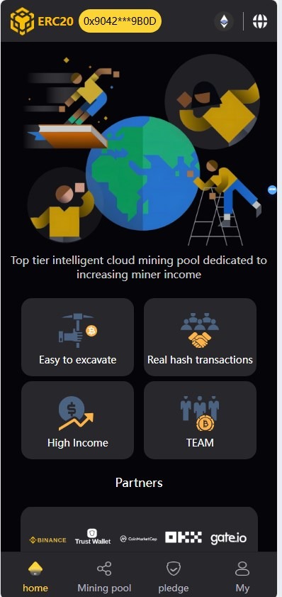 BSC质押挖矿DefiDAPP/合约代码/矿池/7国语言/质押DEFI