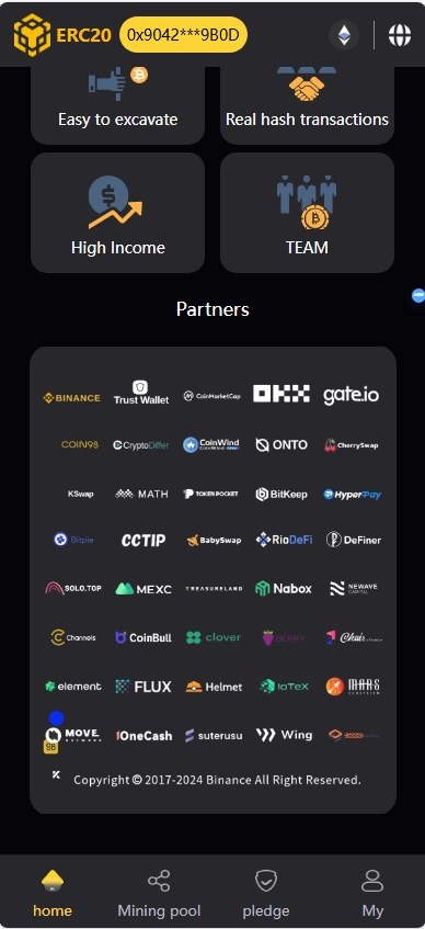 BSC质押挖矿DefiDAPP/合约代码/矿池/7国语言/质押DEFI